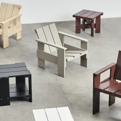 Chaise Longue Crate - London Fog - 77 x 64,5 x 58 cm