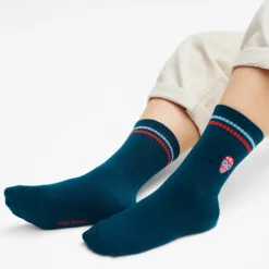 Chaussettes brodées Tête de Mort