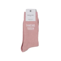 Chaussettes Dancing Queen Paillettes 36/40 - Rose