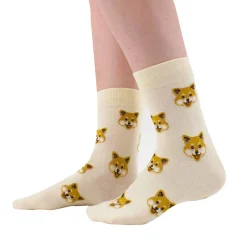 Chaussettes Longues Shiba - Blanc