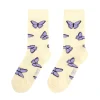 Chaussettes Papillon - Mauve