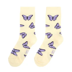 Chaussettes Papillon - Mauve