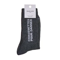 Chaussettes Pour Danser Paillettes 36/40 - Anthracite