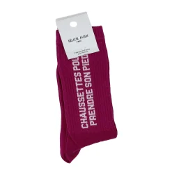 Chaussettes Pour Prendre le Pied 36/40 - Framboise
