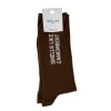 Chaussettes Smells Like Camembert 40/45 - Marron
