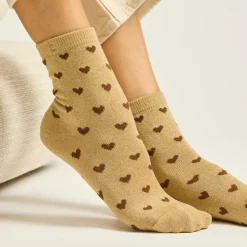 Coffret de 7 Chaussettes Coeur Paillettes