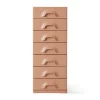 Commode 7 Tiroirs - 45 x 40.5 x 113 cm - Blush