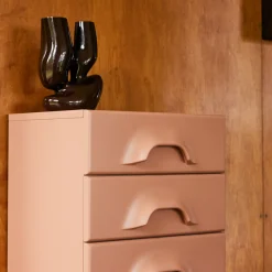 Commode 7 Tiroirs - 45 x 40.5 x 113 cm - Blush