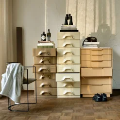 Commode 8 Tiroirs - Crème