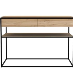 Console Monolit en chêne noir - l 122 cm