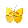 Décoration murale Papillon Jaune en carton recyclé