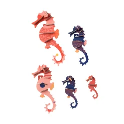 Décoration murale Sea Horses - Lot de 3
