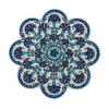 Dessous de Plat Fleur en céramique - Bleu