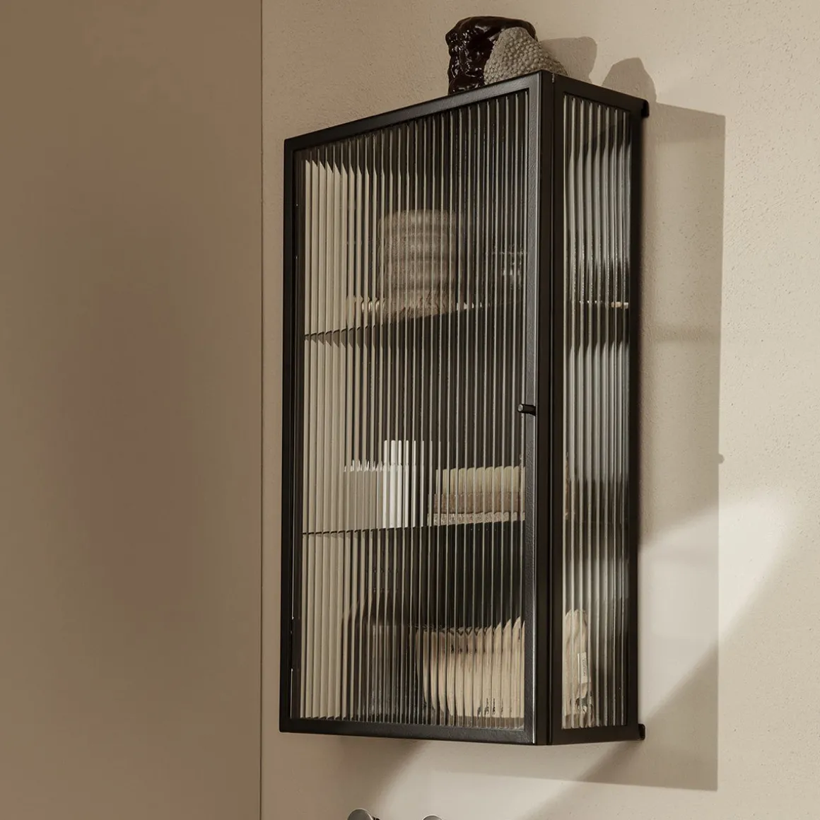 Etagère murale Haze - Métal - Noir