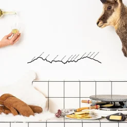 Frise décorative Chamonix - Noir - 50 cm