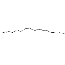 Frise décorative Megève - Noir - 50 cm