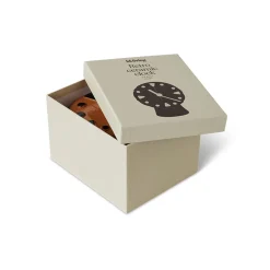 Horloge Rétro en céramique - h 20,8 cm - Pêche