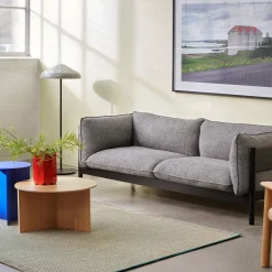 Lampadaire Pao en acier - Ø 47 x h 120 cm - Cool Gris