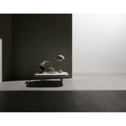 Lampe à poser Flowerpot VP3 by Verner Panton - Gris beige