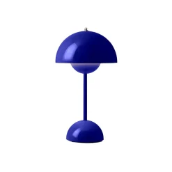 Lampe à poser Flowerpot VP9 Sans fil - Bleu cobalt