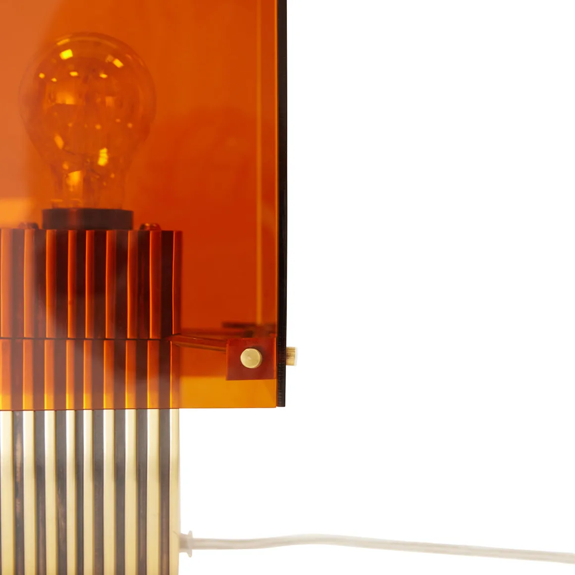 Lampe de table Corner - h 35,5cm - Orange