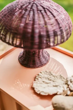 Lampe De Table Rotin - ? 34 cm x 30 cm