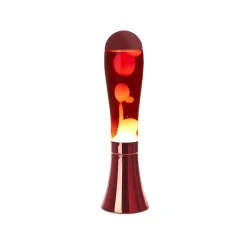 Lampe Lava Magma Rouge u0026 Aluminium
