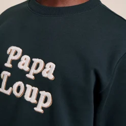 Le Sweat Papa Loup - Charbon