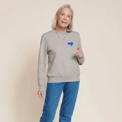 Le Sweat We Are Family Femme - Gris