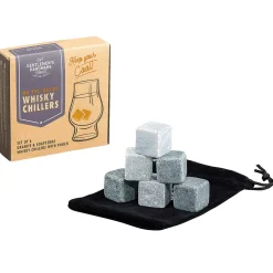 Lot de 6 pierres de refroidissement pour whisky