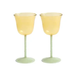 Lot de 2 verres à vin - Dot