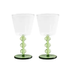 Lot de 2 verres à vin - Petal