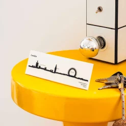 Mini frise décorative Londres - Noir - 19 cm