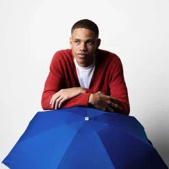 Mini Parapluie Marguerite - Bleu roi