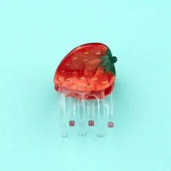 Mini Pince à cheveux Fraise