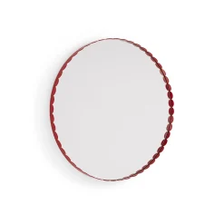 Miroir Arcs Rond - Ø 60 cm - Rouge