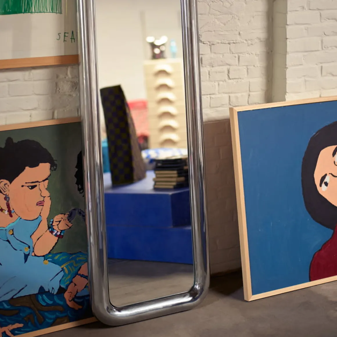 Miroir Chubby - 53 x 170 cm - Chrome