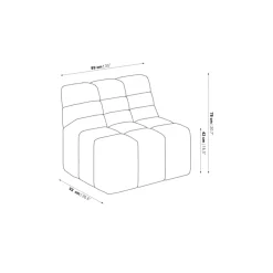 Module Canapé Chopin 1 place