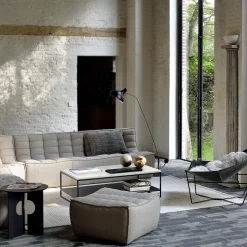 Module d'angle arrondi canapé N701 - Beige