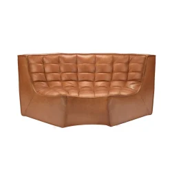 Module d'angle arrondi canapé N701 - Old saddle