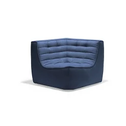 Module d'angle canapé N701 - Bleu