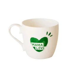 Mug Coeur Mama Love - Vert Sapin