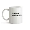 Mug en porcelaine - Bonjour Ma Chatte