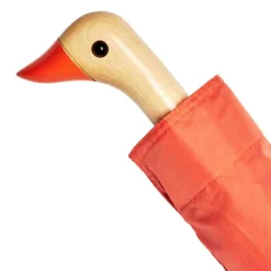 Parapluie à manche Tête de Canard - Orange Peach
