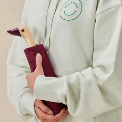 Parapluie à manche Tête de Canard - Cerise