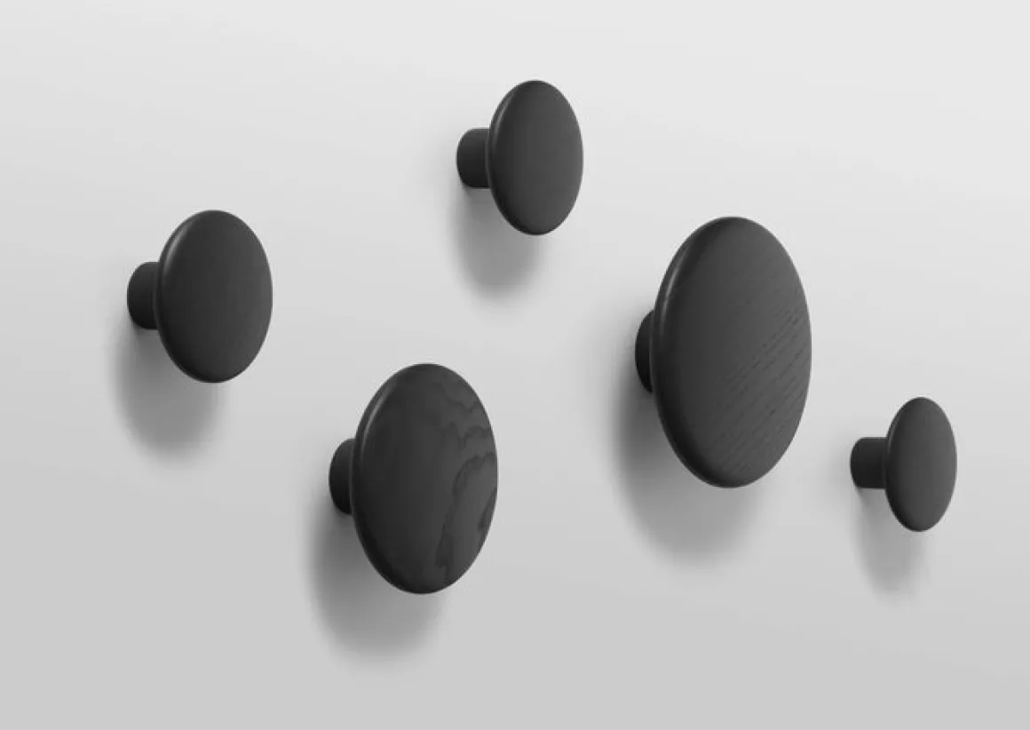 Patère The Dots - Noir