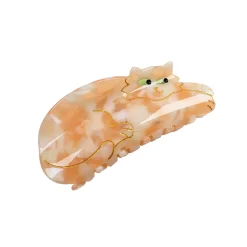 Pince à Cheveux - Chat Roux