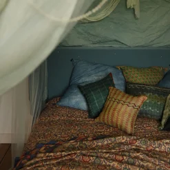 Plaid + Tote-bag Bluebell