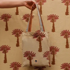 Plaid + Tote-bag Tala Palmtree