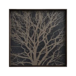 Plateau en bois Black Slice - Marron